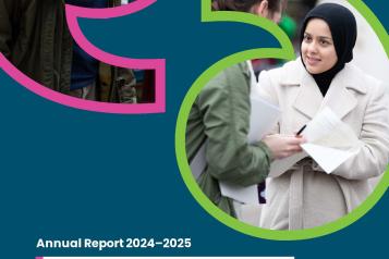Annual report front cover