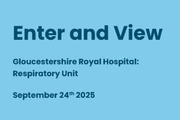 Cover of Heathwatch Gloucestershire Enter and View report