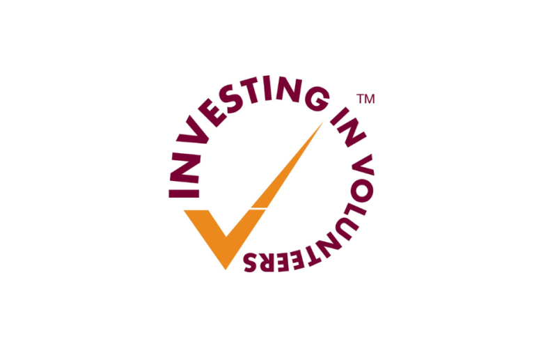 Investing in Volunteers logo.
