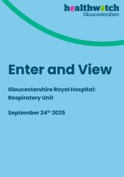 Cover of Heathwatch Gloucestershire Enter and View report
